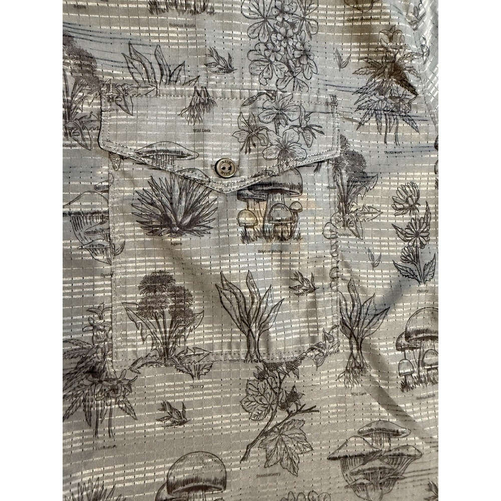 5.11 Tactical Shirt 2XL‎ Blue Edible Plant AOP Snap Western Outdoor Utility - Picture 3 of 10